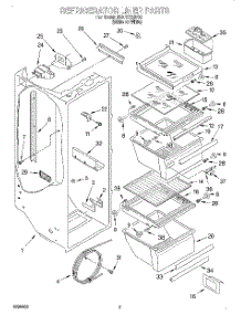 02 - Refrigerator Liner parts for Whirlpool Refrigerator 3XART720F02 from AppliancePartsPros.com