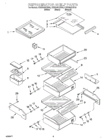 07 - Refrigerator Shelf parts for Kitchenaid Refrigerator KSSS48QHW00 from AppliancePartsPros.com