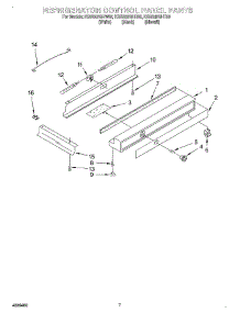 05 - Refrigerator Control Panel parts for Kitchenaid Refrigerator KSSS42QHT00 from AppliancePartsPros.com