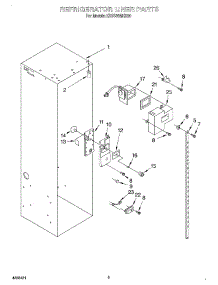 04 - Refrigerator Liner parts for Kitchenaid Refrigerator KSSS36MHX00 from AppliancePartsPros.com