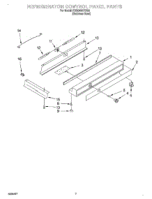 05 - Refrigerator Control Panel parts for Kitchenaid Refrigerator KSSS48QHX00 from AppliancePartsPros.com
