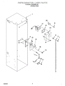 04 - Refrigerator Liner parts for Kitchenaid Refrigerator KSSS48MHX00 from AppliancePartsPros.com