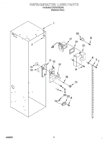 04 - Refrigerator Liner parts for Kitchenaid Refrigerator KSSS42QHX00 from AppliancePartsPros.com