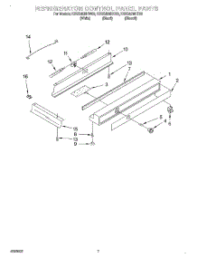 05 - Refrigerator Control Panel parts for Kitchenaid Refrigerator KSSS42MHB00 from AppliancePartsPros.com