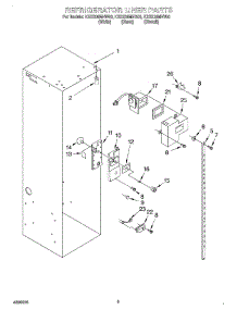 04 - Refrigerator Liner parts for Kitchenaid Refrigerator KSSS36MHW00 from AppliancePartsPros.com