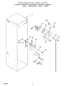 04 - Refrigerator Liner parts for Kitchenaid Refrigerator KSSP48QHS00 from AppliancePartsPros.com