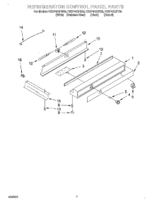 05 - Refrigerator Control Panel parts for Kitchenaid Refrigerator KSSP42QHW00 from AppliancePartsPros.com