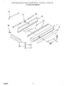 05 - Refrigerator Control Panel parts for Kitchenaid Refrigerator KSSC42MHS00 from AppliancePartsPros.com