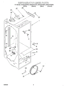 02 - Refrigerator Liner parts for Whirlpool Refrigerator ED25CQXHN00 from AppliancePartsPros.com