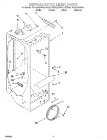02 - Refrigerator Liner parts for Whirlpool Refrigerator ED22CQXHT00 from AppliancePartsPros.com