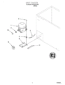 03 - Section parts for Whirlpool Freezer EH070FXJW01 from AppliancePartsPros.com