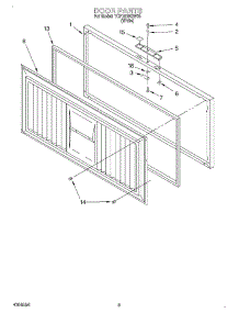 02 - Section parts for Whirlpool Freezer TCF1510GW06 from AppliancePartsPros.com