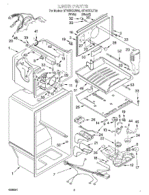 02 - Section parts for Whirlpool Refrigerator GT19DKXJW00 from AppliancePartsPros.com