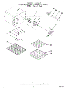 07 - Oven parts for Kitchenaid Range KGRT507BWH1 from AppliancePartsPros.com