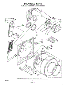 04 - Section parts for Whirlpool Dryer 1LE5920XKW0 from AppliancePartsPros.com