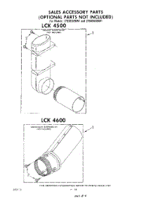 15 - Sales Accessory Lck 4500 , Sales Ac parts for Whirlpool Washer Dryer Combo LT5004XMW1 from AppliancePartsPros.com