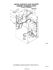 04 - Dryer Supports And Washer Cabinet H parts for Whirlpool Washer Dryer Combo LT4900XMW2 from AppliancePartsPros.com
