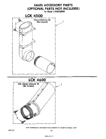 16 - Exhaust Deflector Kit Lck4500 , S parts for Whirlpool Washer Dryer Combo LT4905XMW0 from AppliancePartsPros.com