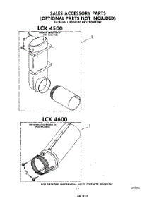 16 - Lck4500 , Lck4600 parts for Whirlpool Washer Dryer Combo LT4900XSW1 from AppliancePartsPros.com