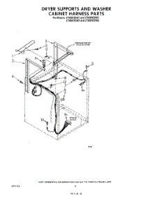 06 - Dryer Supports And Washer Cabinet H parts for Whirlpool Washer Dryer Combo LT5004XSW2 from AppliancePartsPros.com
