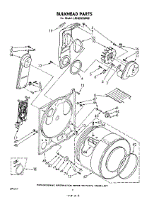04 - Section parts for Whirlpool Dryer LE5920XMW0 from AppliancePartsPros.com