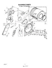 04 - Section parts for Whirlpool Dryer GLE7900XMW0 from AppliancePartsPros.com