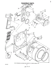 04 - Section parts for Whirlpool Dryer LE6800XPW0 from AppliancePartsPros.com