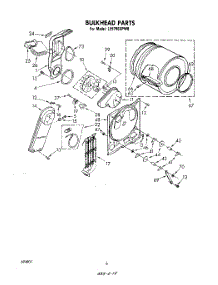04 - Section parts for Whirlpool Dryer LE5790XPW0 from AppliancePartsPros.com