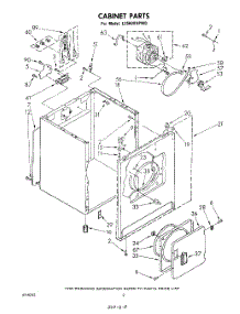 02 - Section parts for Whirlpool Dryer LE5600XPW0 from AppliancePartsPros.com