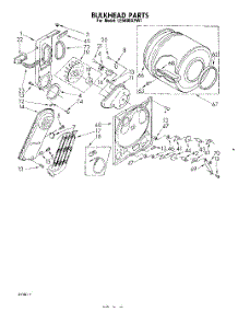 04 - Section parts for Whirlpool Dryer LE5800XPW1 from AppliancePartsPros.com