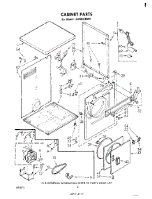 02 - Section parts for Whirlpool Dryer LE4905XMW0 from AppliancePartsPros.com