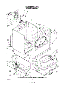 02 - Section parts for Whirlpool Dryer LE7685XPW0 from AppliancePartsPros.com