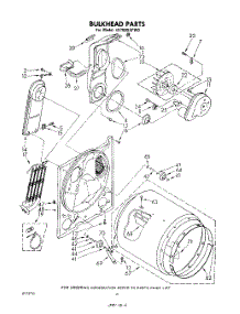 04 - Section parts for Whirlpool Dryer LE7685XPW0 from AppliancePartsPros.com