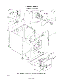 02 - Section parts for Whirlpool Dryer LE5795XPW0 from AppliancePartsPros.com