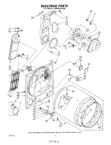 04 - Section parts for Whirlpool Dryer LE6680XPW0 from AppliancePartsPros.com