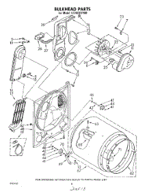 04 - Section parts for Whirlpool Dryer LE7680XPW0 from AppliancePartsPros.com