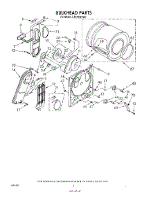 04 - Section parts for Whirlpool Dryer LE5790XSW0 from AppliancePartsPros.com