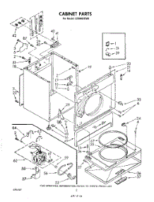 02 - Section parts for Whirlpool Dryer LE5800XSW0 from AppliancePartsPros.com