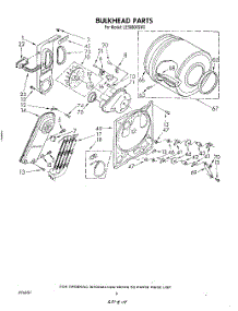 04 - Section parts for Whirlpool Dryer LE5800XSW0 from AppliancePartsPros.com
