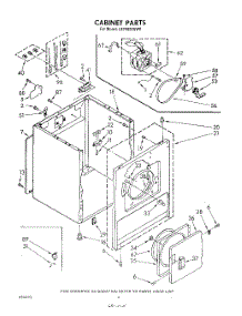 03 - Section parts for Whirlpool Dryer LE7000XSW0 from AppliancePartsPros.com