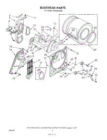 04 - Section parts for Whirlpool Dryer LE7000XSW0 from AppliancePartsPros.com