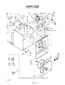 03 - Section parts for Whirlpool Dryer GLE7900XMW3 from AppliancePartsPros.com