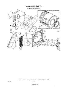 04 - Section parts for Whirlpool Dryer GLE7900XMW3 from AppliancePartsPros.com