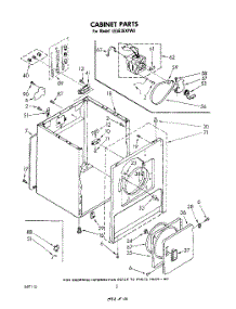 02 - Section parts for Whirlpool Dryer LE5535XPW0 from AppliancePartsPros.com