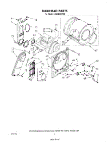 04 - Section parts for Whirlpool Dryer LE5605XPW0 from AppliancePartsPros.com