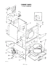 02 - Section parts for Whirlpool Dryer LE5805XPW0 from AppliancePartsPros.com