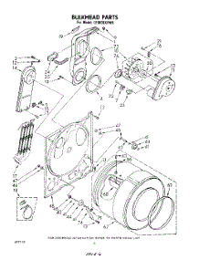04 - Section parts for Whirlpool Dryer LE6805XPW0 from AppliancePartsPros.com