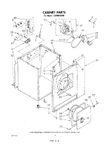 02 - Section parts for Whirlpool Dryer LE5900XSW0 from AppliancePartsPros.com