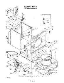 02 - Section parts for Whirlpool Dryer LE5810XPW0 from AppliancePartsPros.com