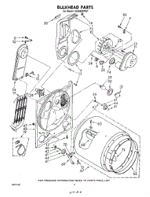 04 - Section parts for Whirlpool Dryer LE6685XPW1 from AppliancePartsPros.com